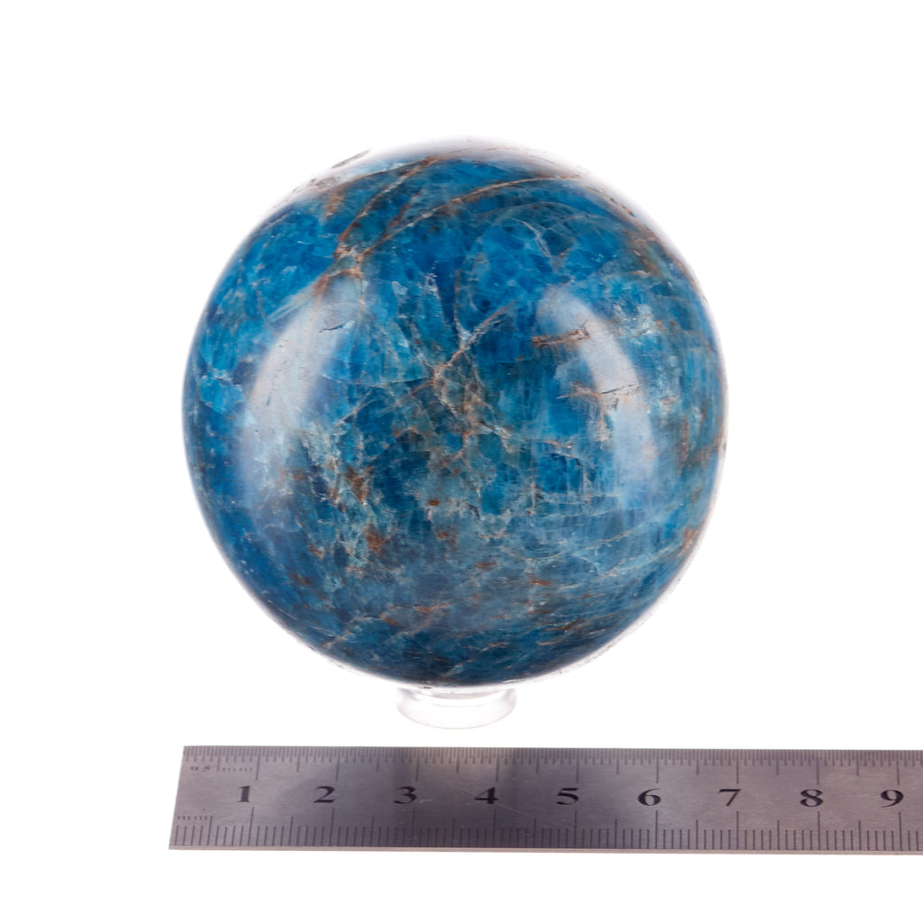 Blue Apatite Sphere #1