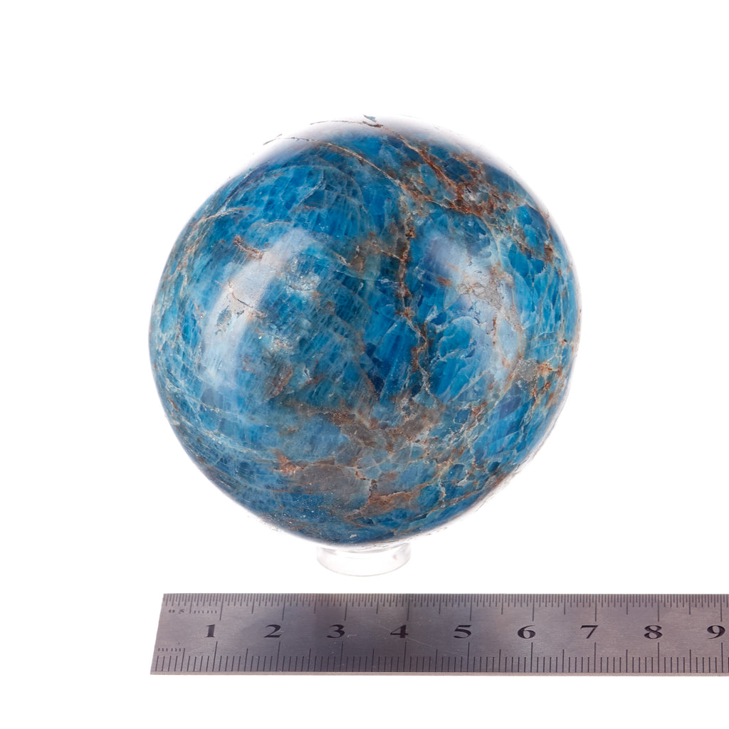 Blue Apatite Sphere #1