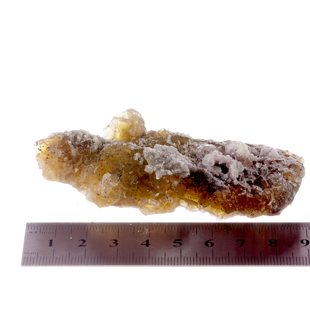 Yellow Fluorite & Calcite #12