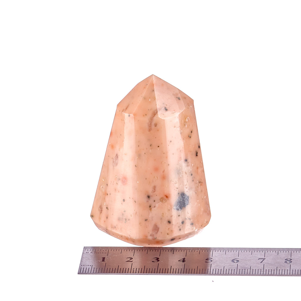 Peach Calcite Point #7