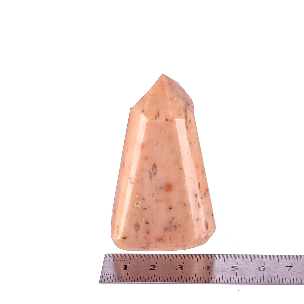 Peach Calcite Point #7