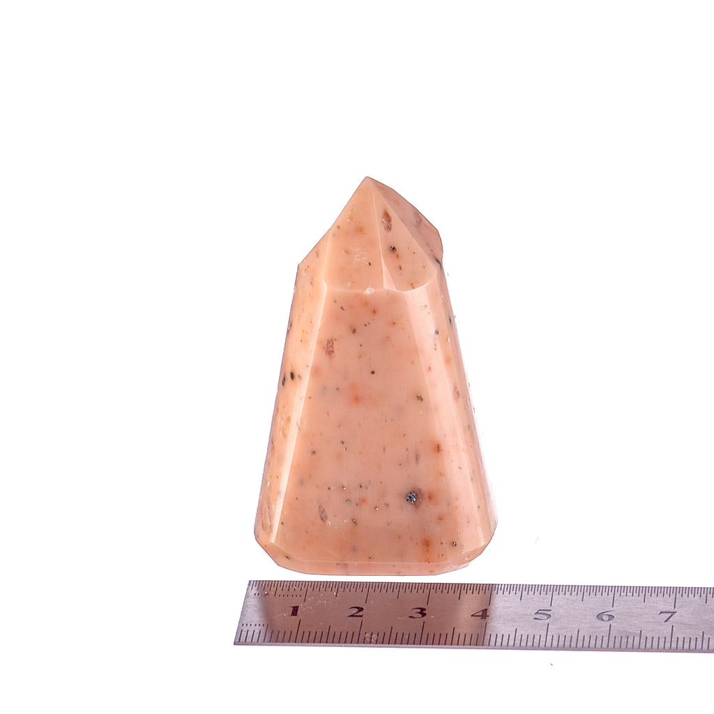 Peach Calcite Point #7