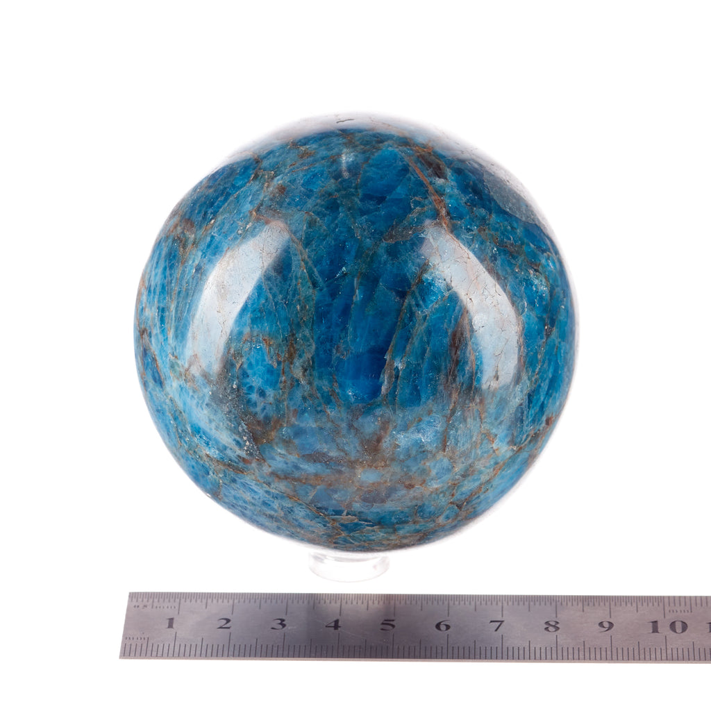 Blue Apatite Sphere #2