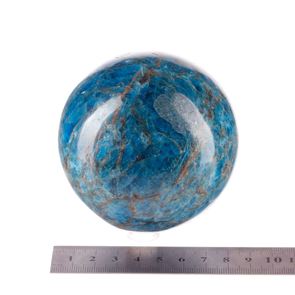 Blue Apatite Sphere #2