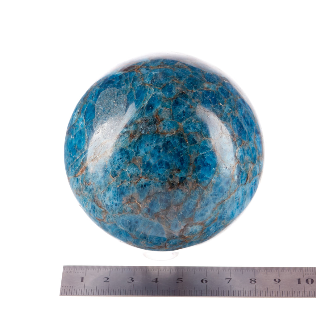 Blue Apatite Sphere #2
