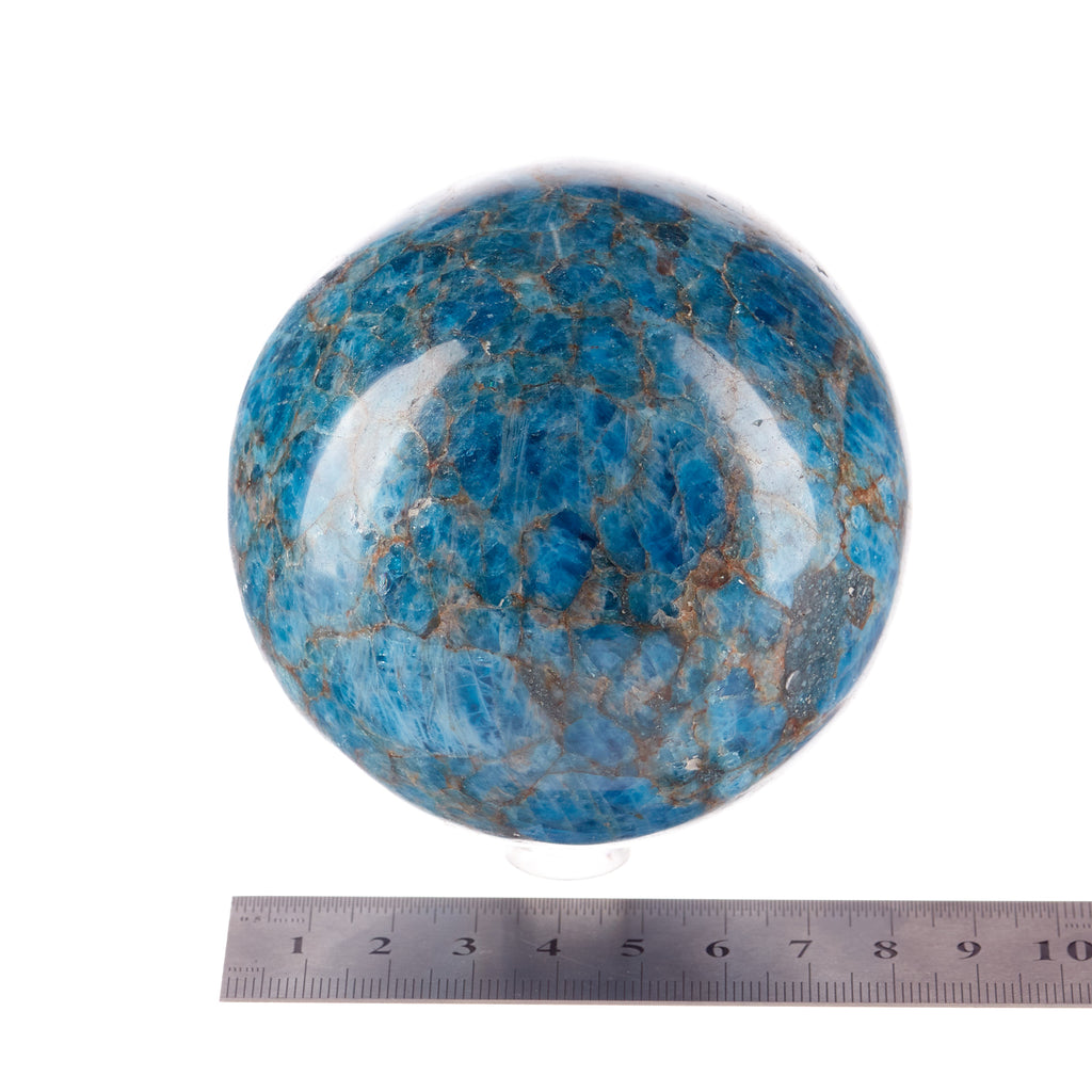Blue Apatite Sphere #2