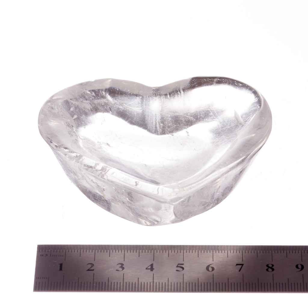 Clear Quartz Heart Trinket Bowl #1