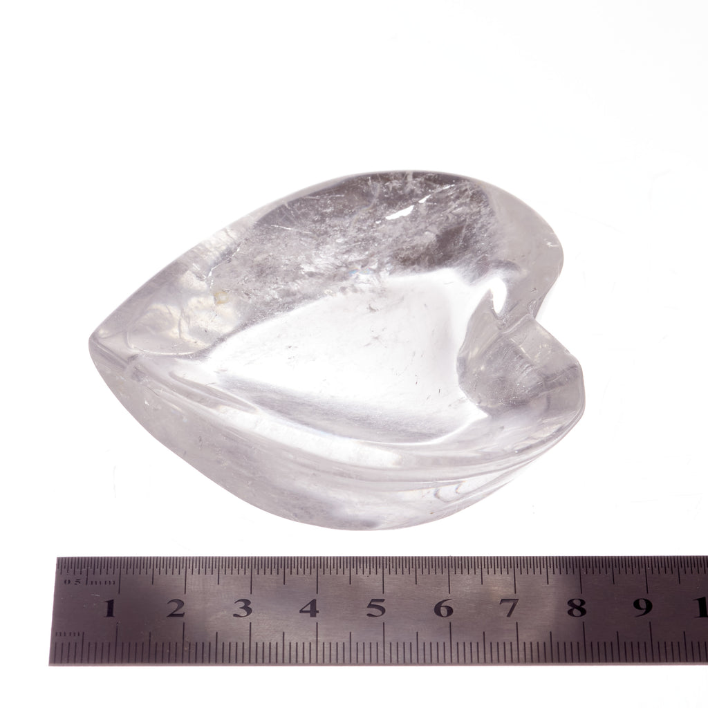 Clear Quartz Heart Trinket Bowl #1