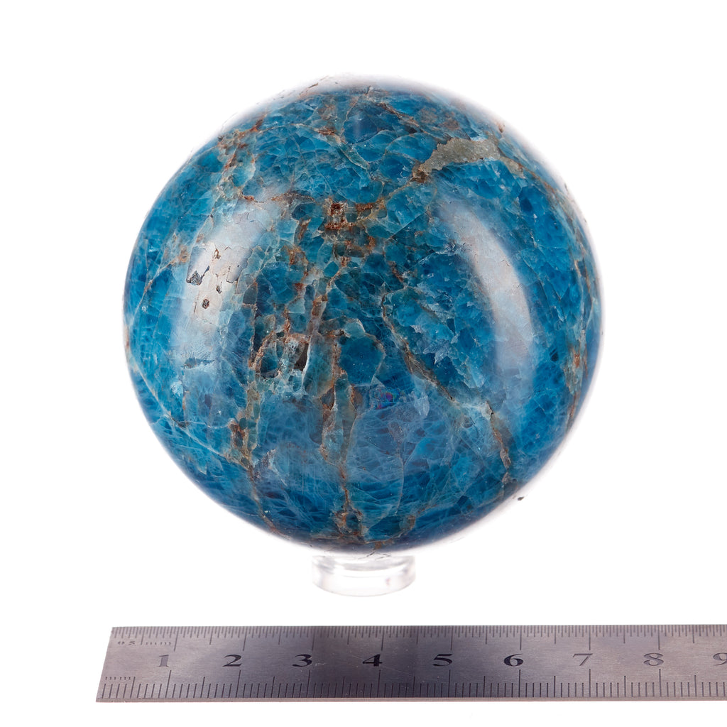 Blue Apatite Sphere #3