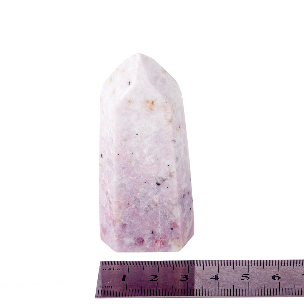 Pink Tourmaline, Lepidolite & Mica Point #1