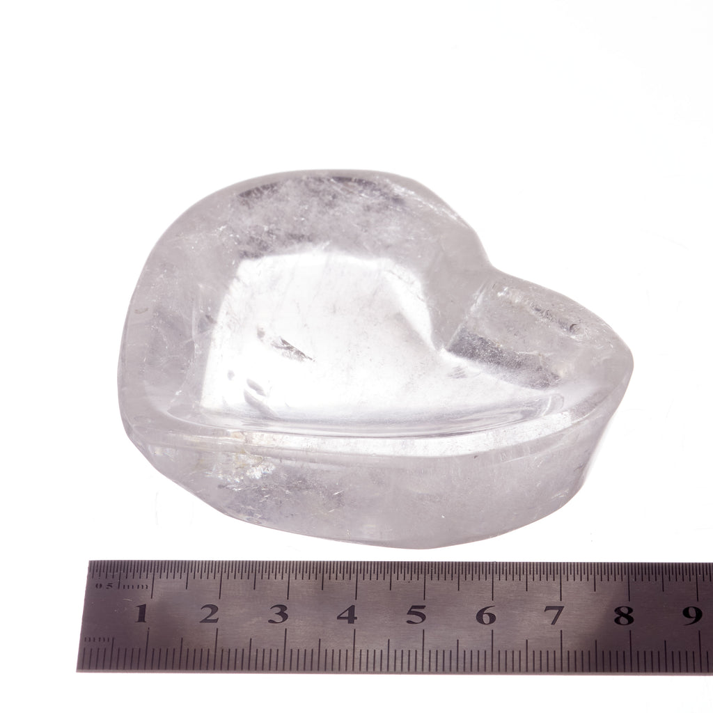 Clear Quartz Heart Trinket Bowl #2