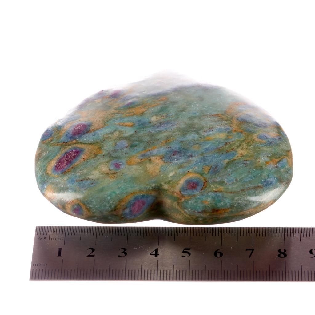 Ruby in Fuchsite Large Heart #6