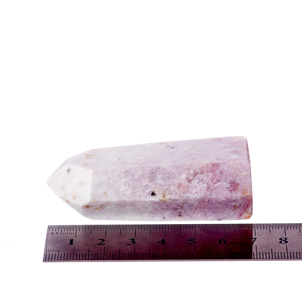 Pink Tourmaline, Lepidolite & Mica Point #1