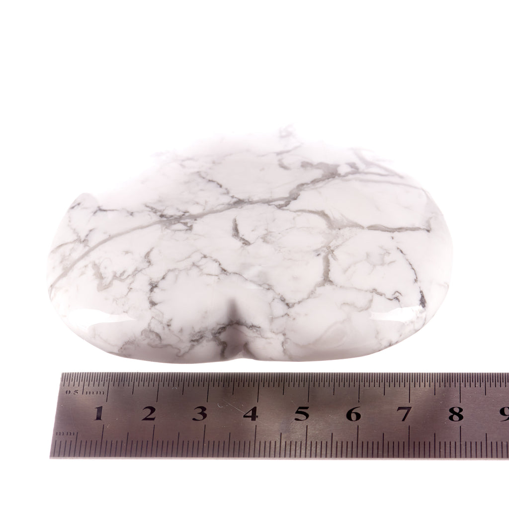 Howlite Large Heart #1