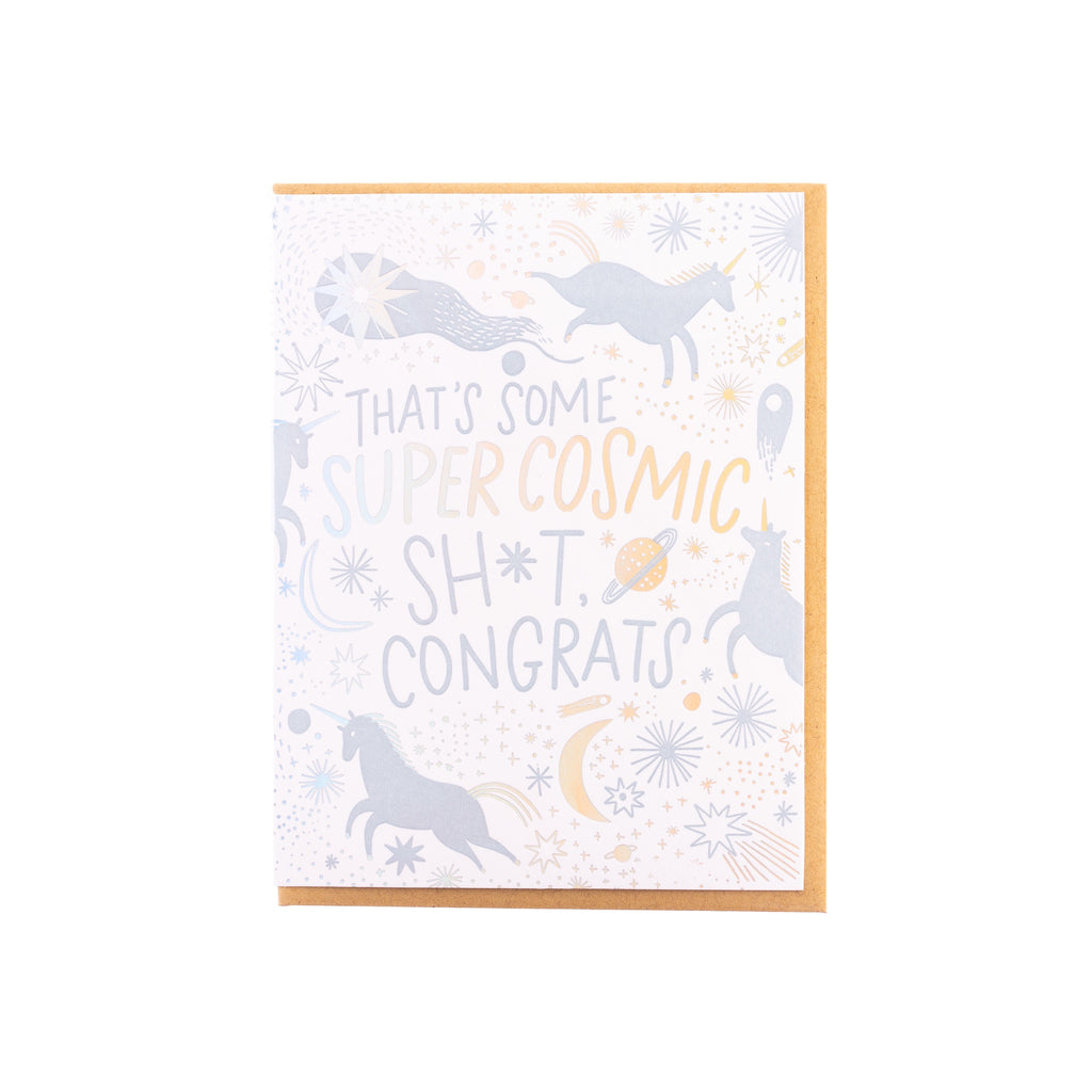 Hello Lucky // Cosmic Shit Greeting Card | Greeting Cards