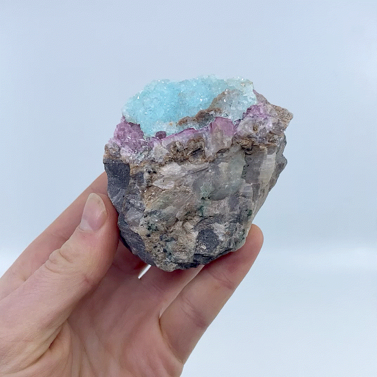 Cobalto Calcite and Chrysocolla #5