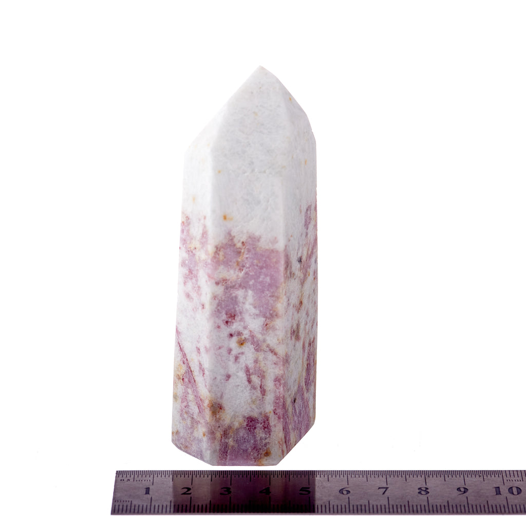 Pink Tourmaline, Lepidolite & Mica Point #7