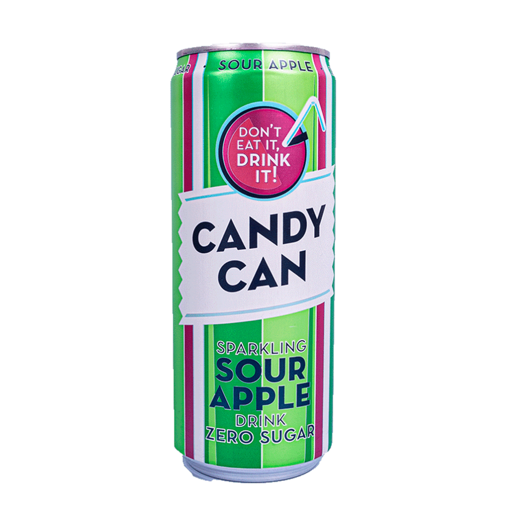 Candy Can // Sour Apple Sparkling Soda - 330ml