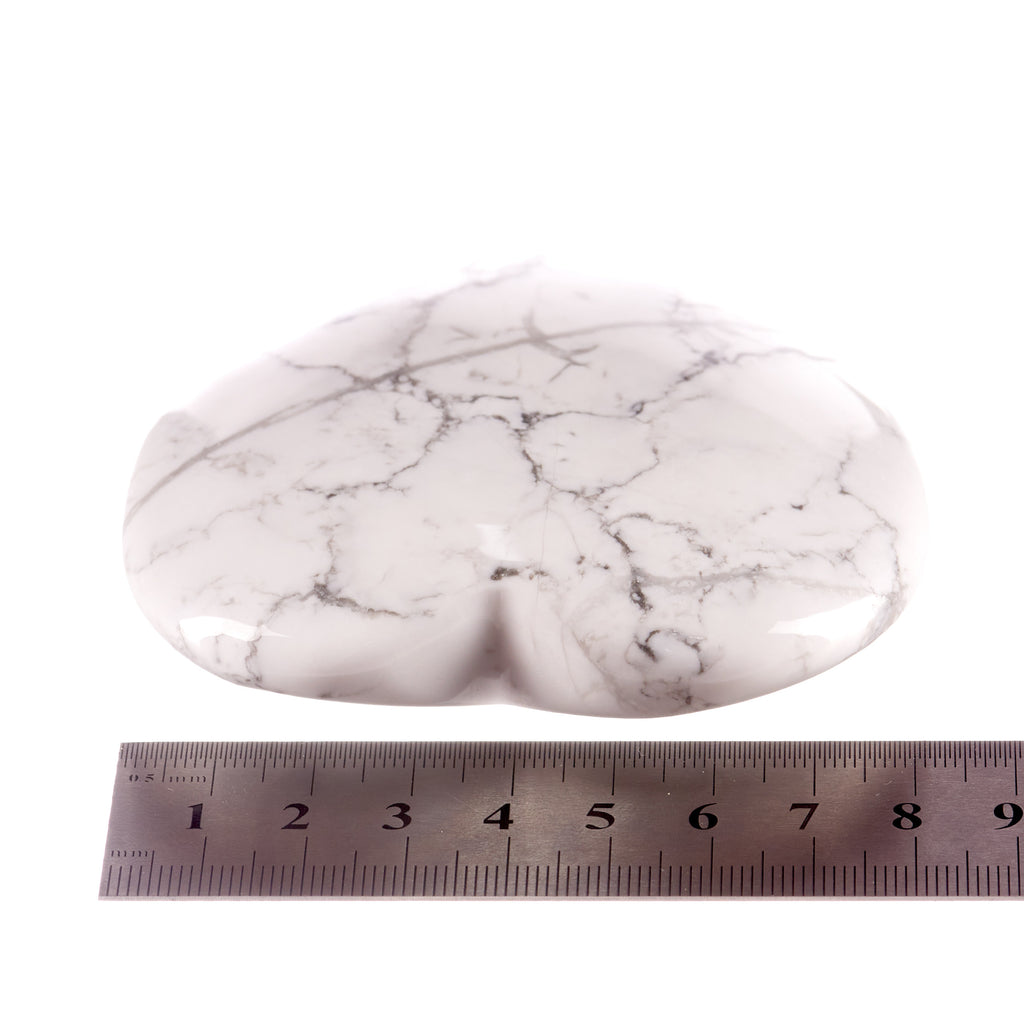 Howlite Large Heart #12