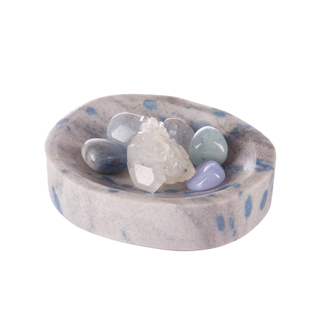 Blue Quartz Trinket Bowl #1