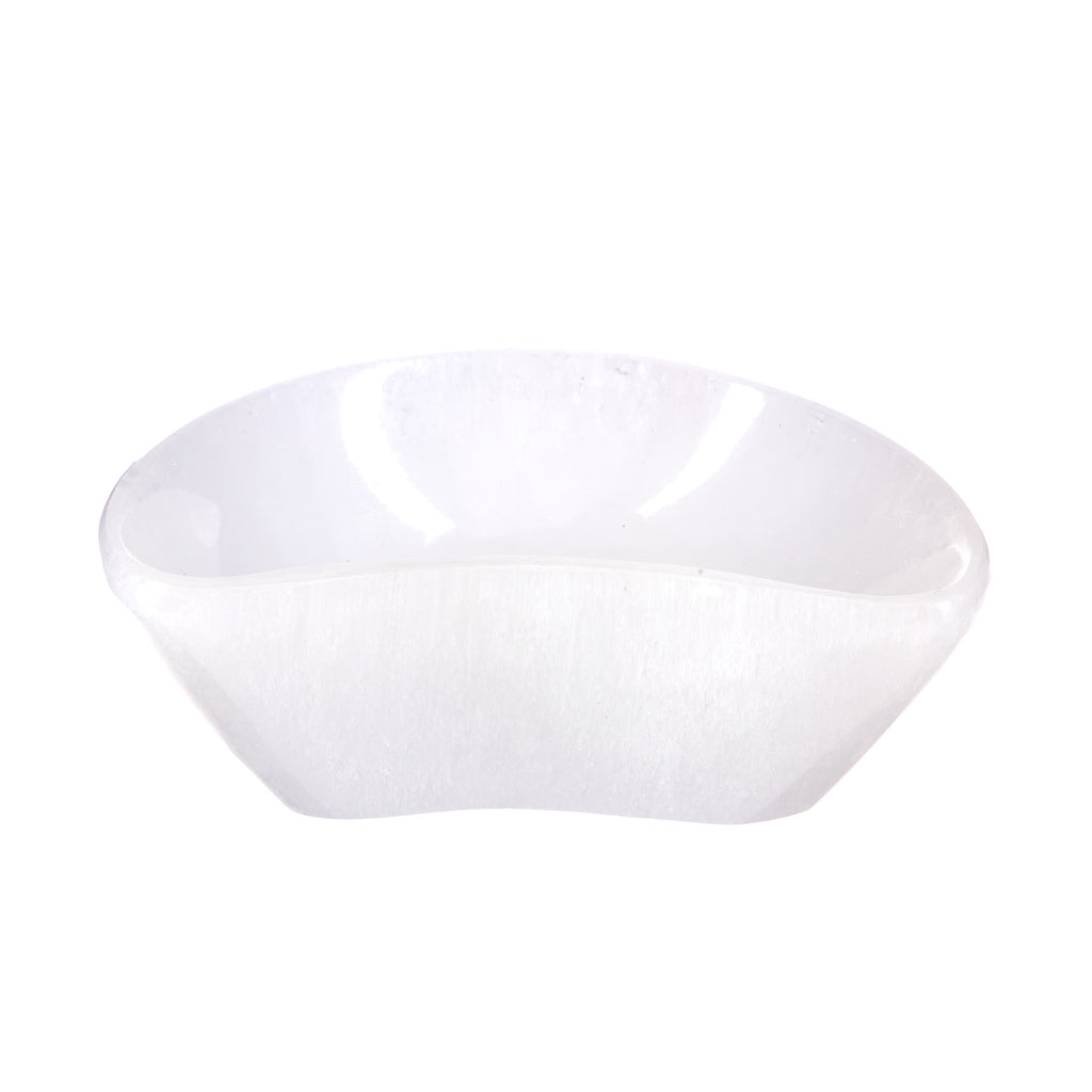 Selenite Moon Bowl | Selenite