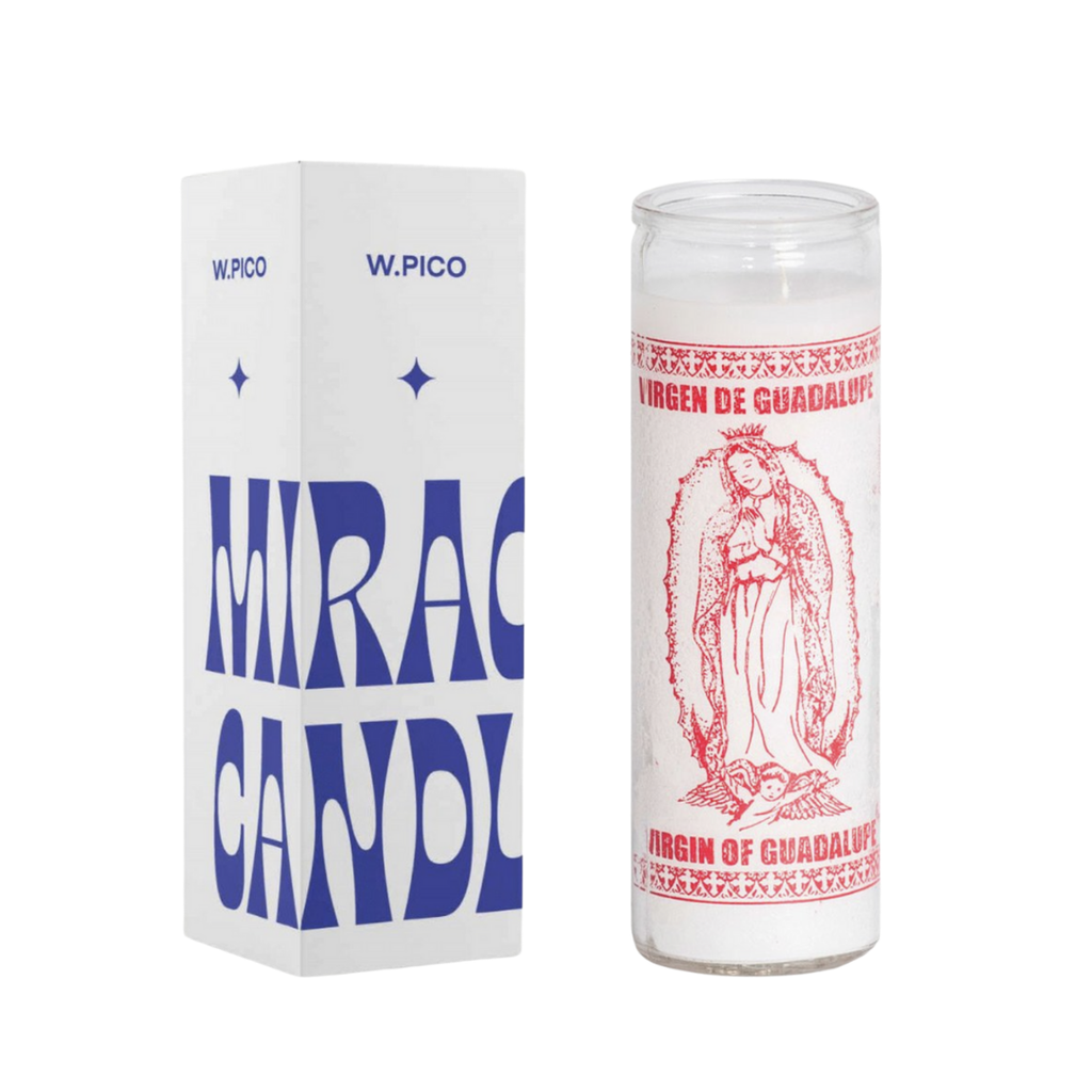 W. Pico Miracle Candle // Guadalupe  - White | Candles