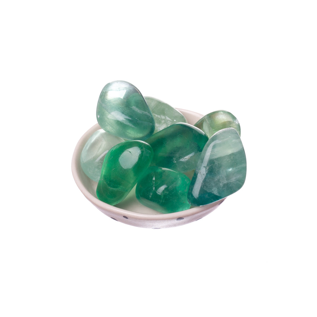 Green Fluorite Tumbled | Tumbled Stones
