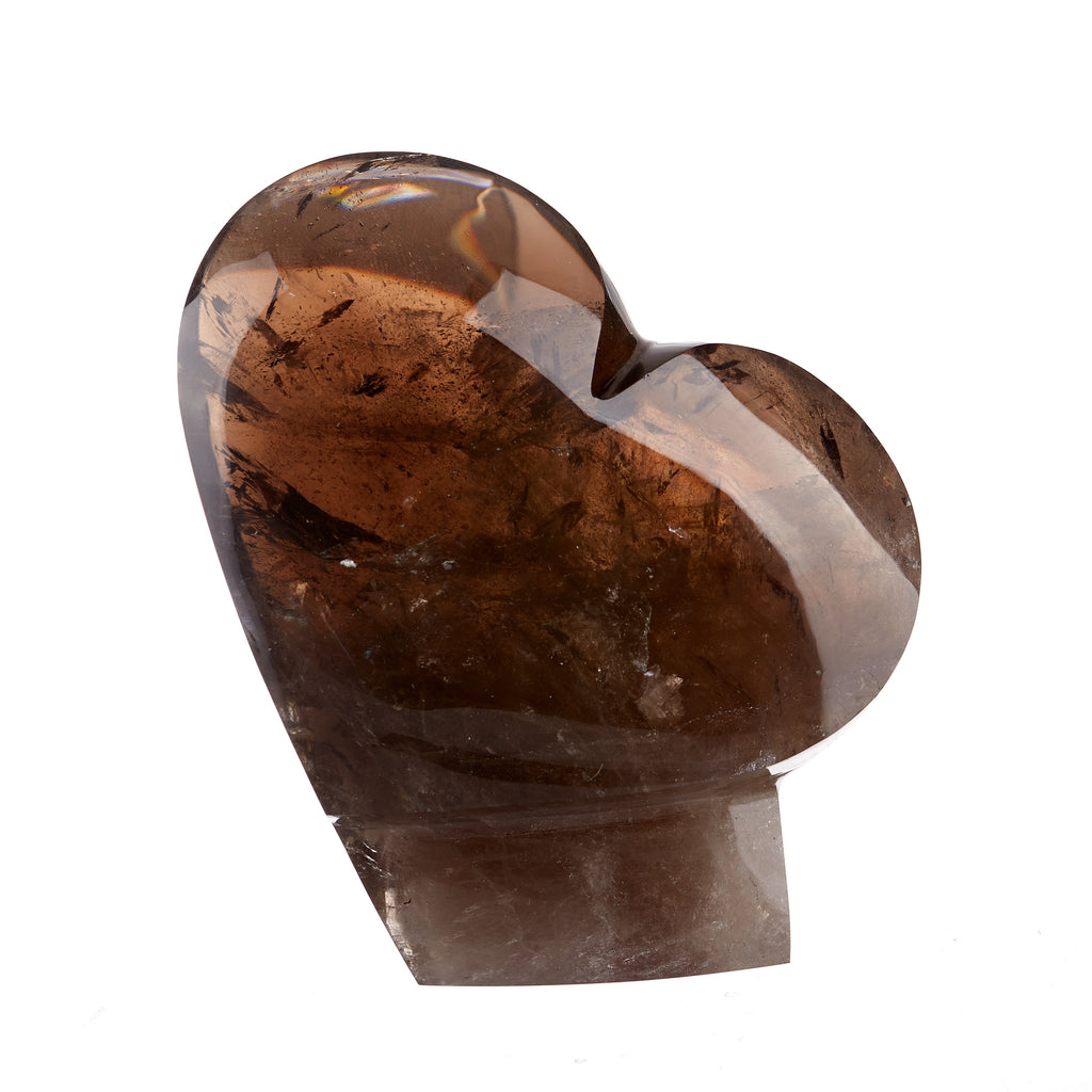 Smokey Quartz Heart Sculpture #3 | Crystals