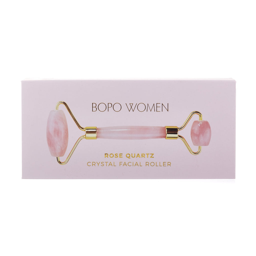 Bopo Women // Rose Quartz Crystal Facial Roller Boxed | Beauty