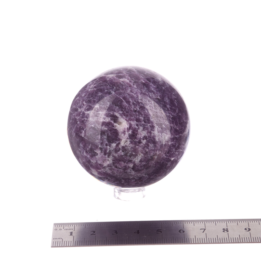 Lepidolite Sphere #12 | Crystals