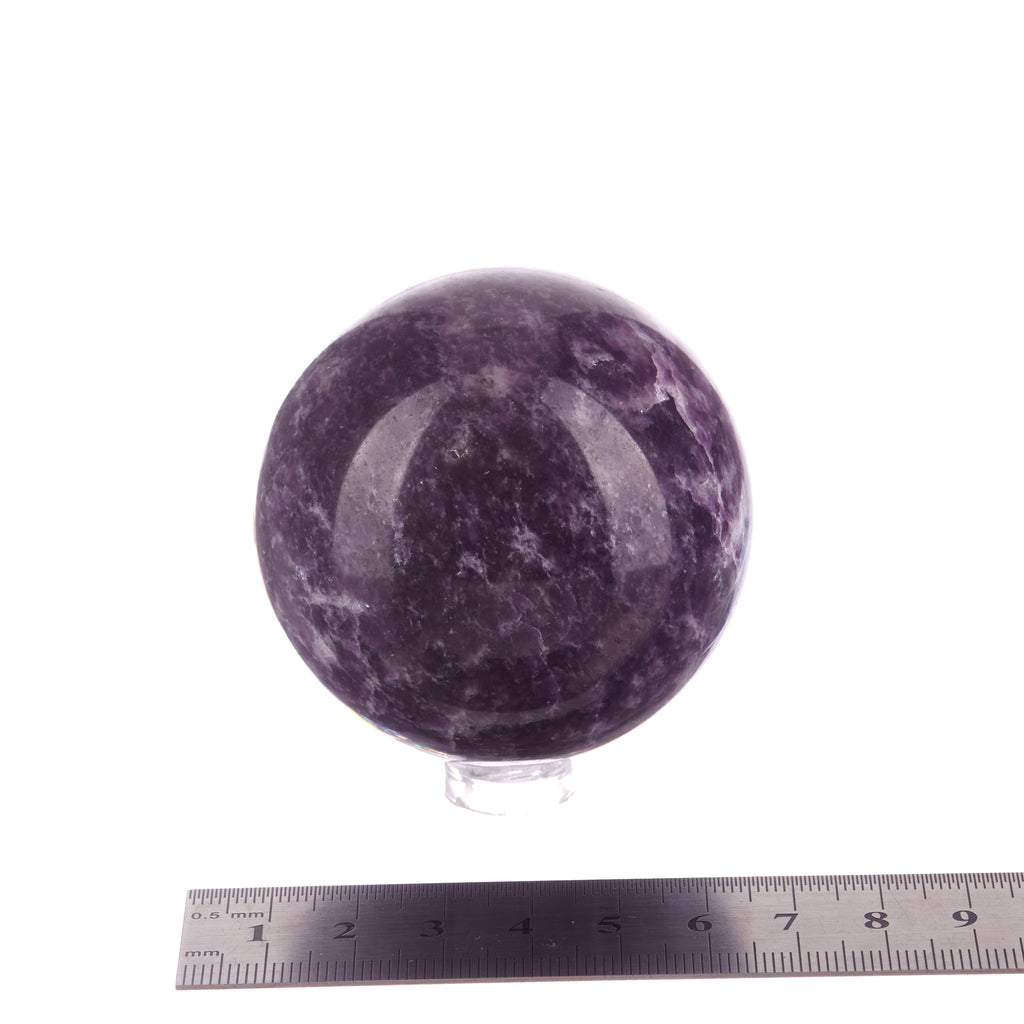 Lepidolite Sphere #12 | Crystals