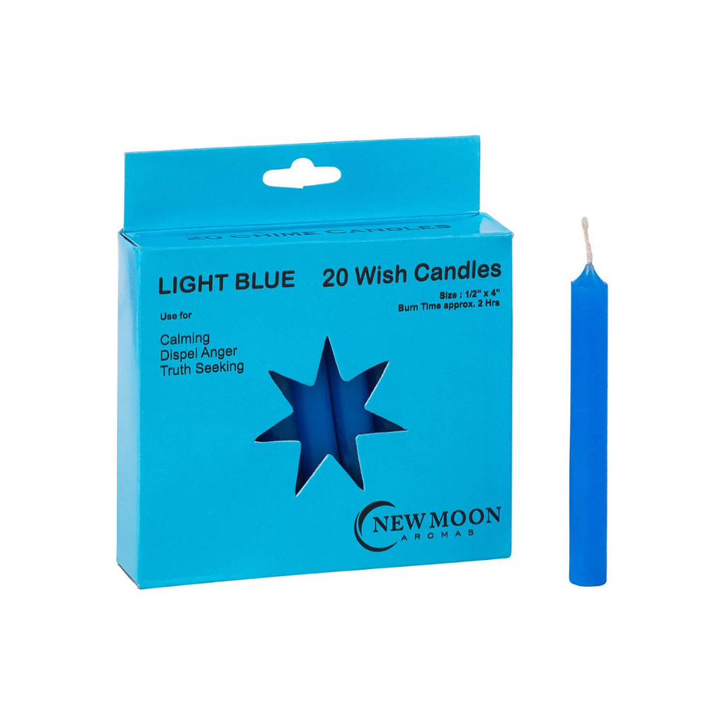 Light Blue Spell Candles // 20 PACK | Candles