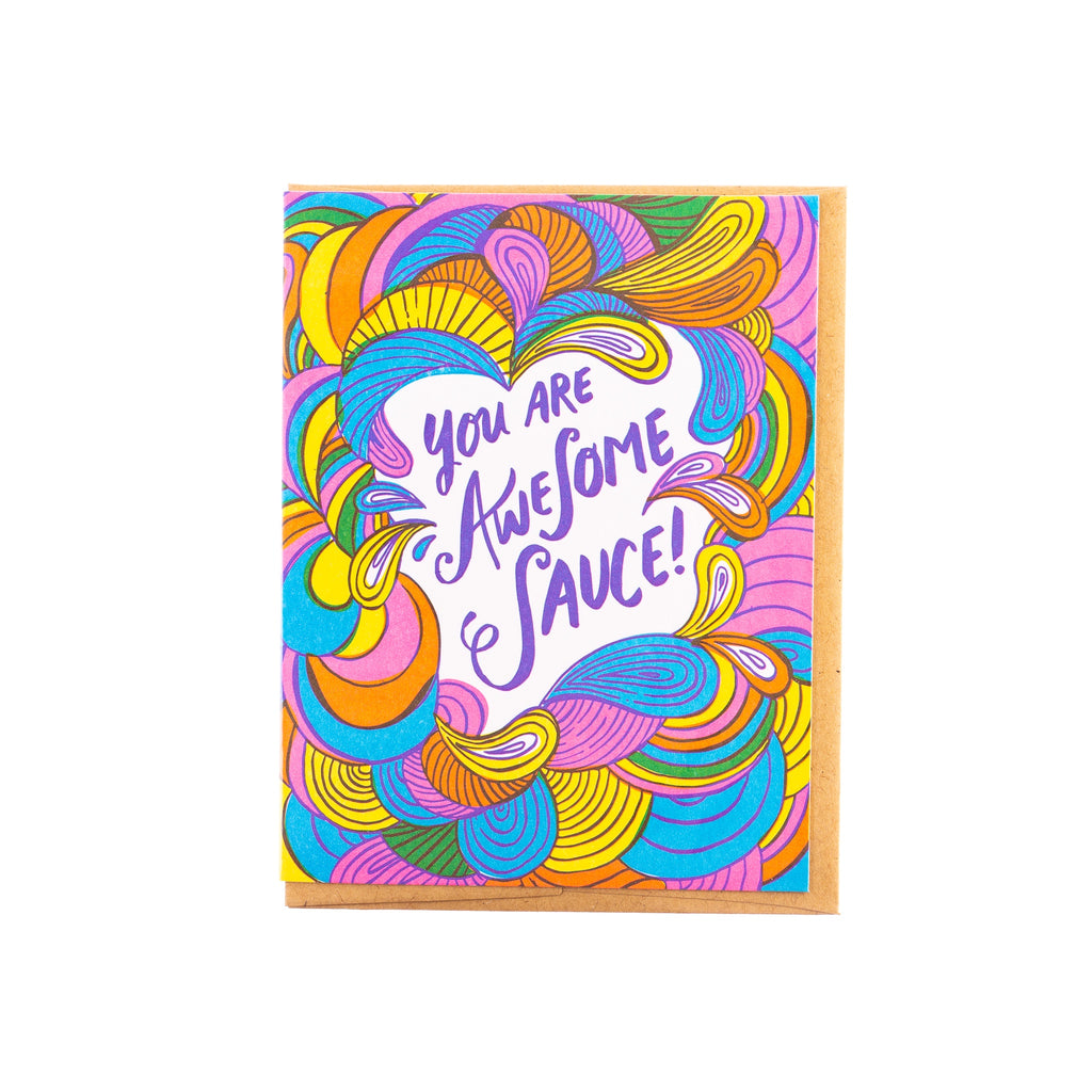 Hello Lucky // You Are Awesome Sauce | Greeting Cards