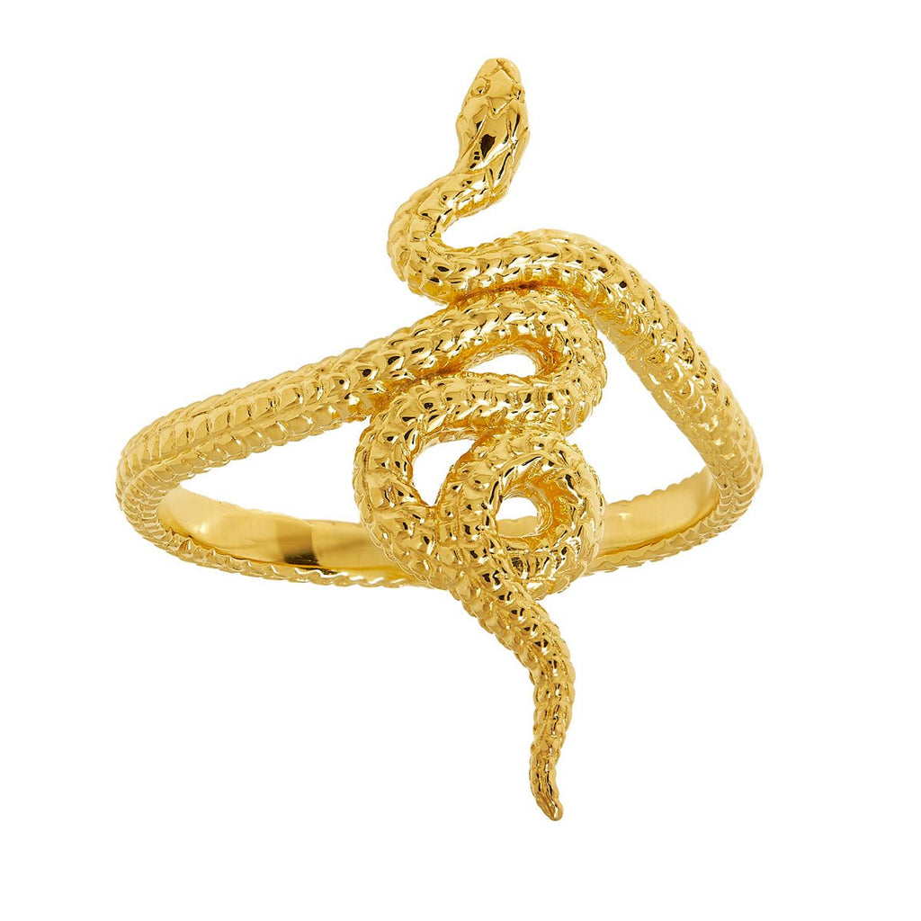 Midsummer Star // Sacred Serpent Ring - Gold | Jewellery