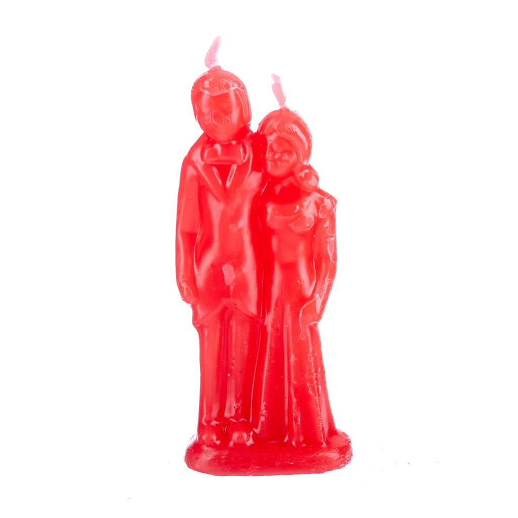 Ritual Figurine Candle // Wedding Couple Red | Candles