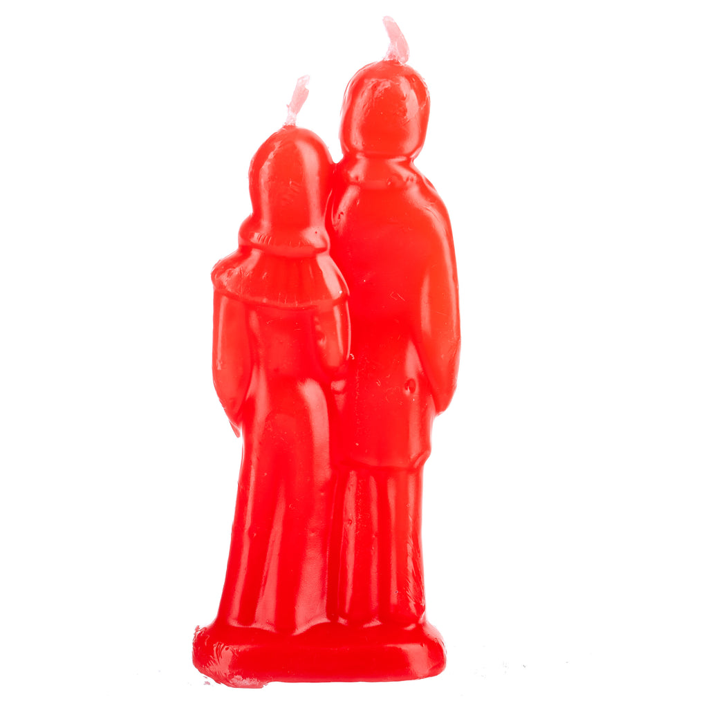 Ritual Figurine Candle // Wedding Couple Red | Candles