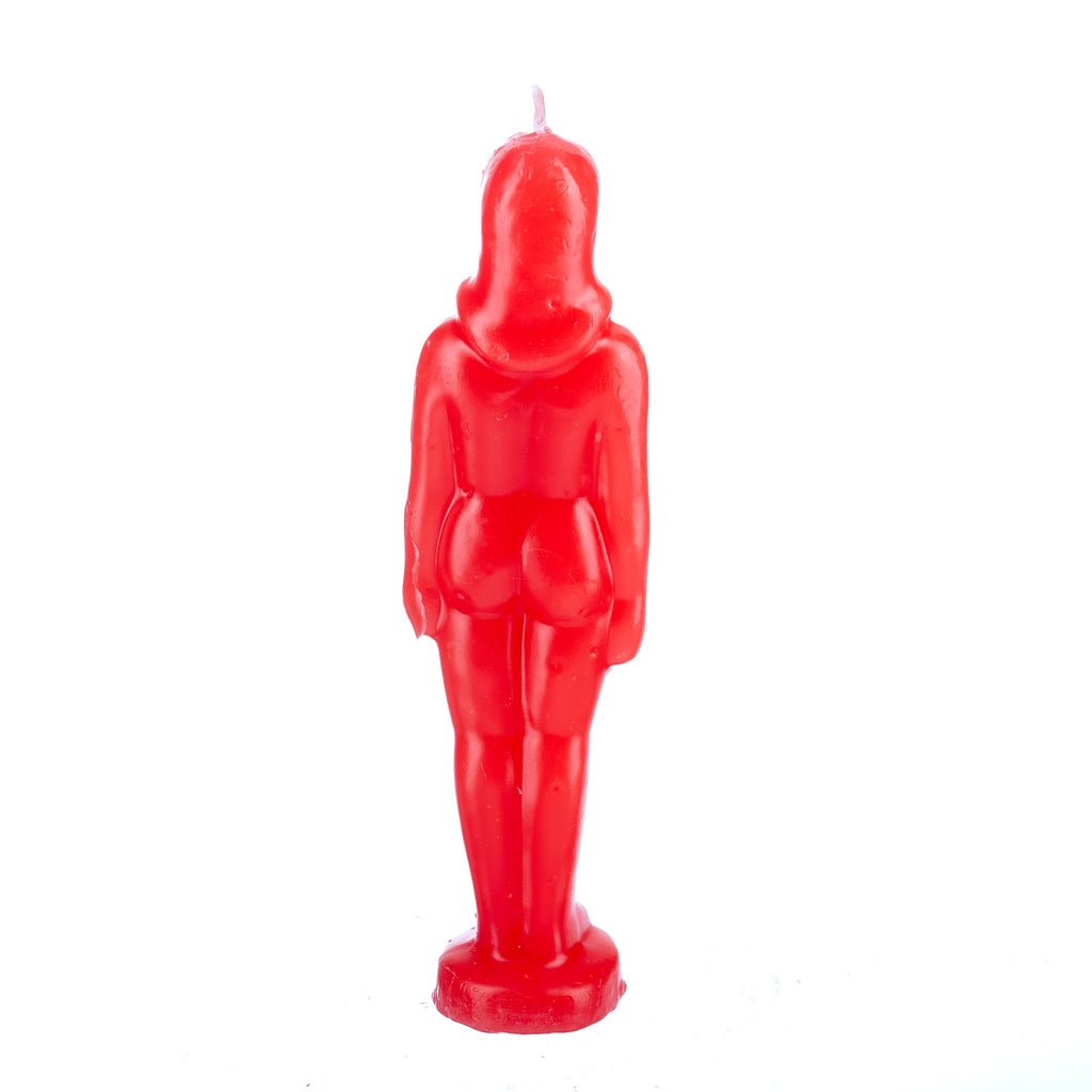 Ritual Figurine Candle // Lady - Red | Candles