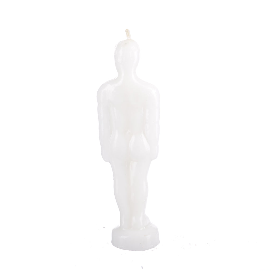 Ritual Figurine Candle // Man White | Candles
