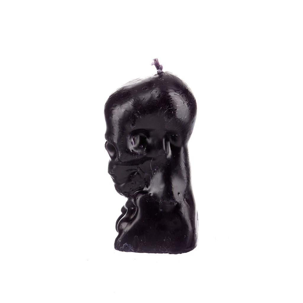 Ritual Figurine Candle // Skull Black | Candles