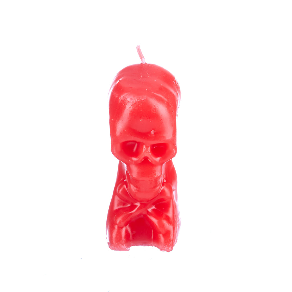 Ritual Figurine Candle // Skull Red | Candles