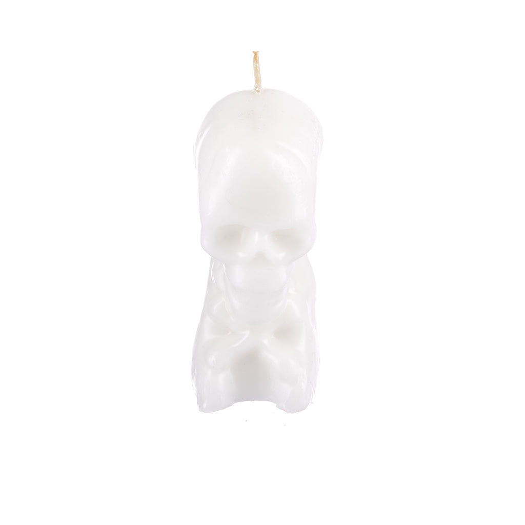Ritual Figurine Candle // Skull White | Candles