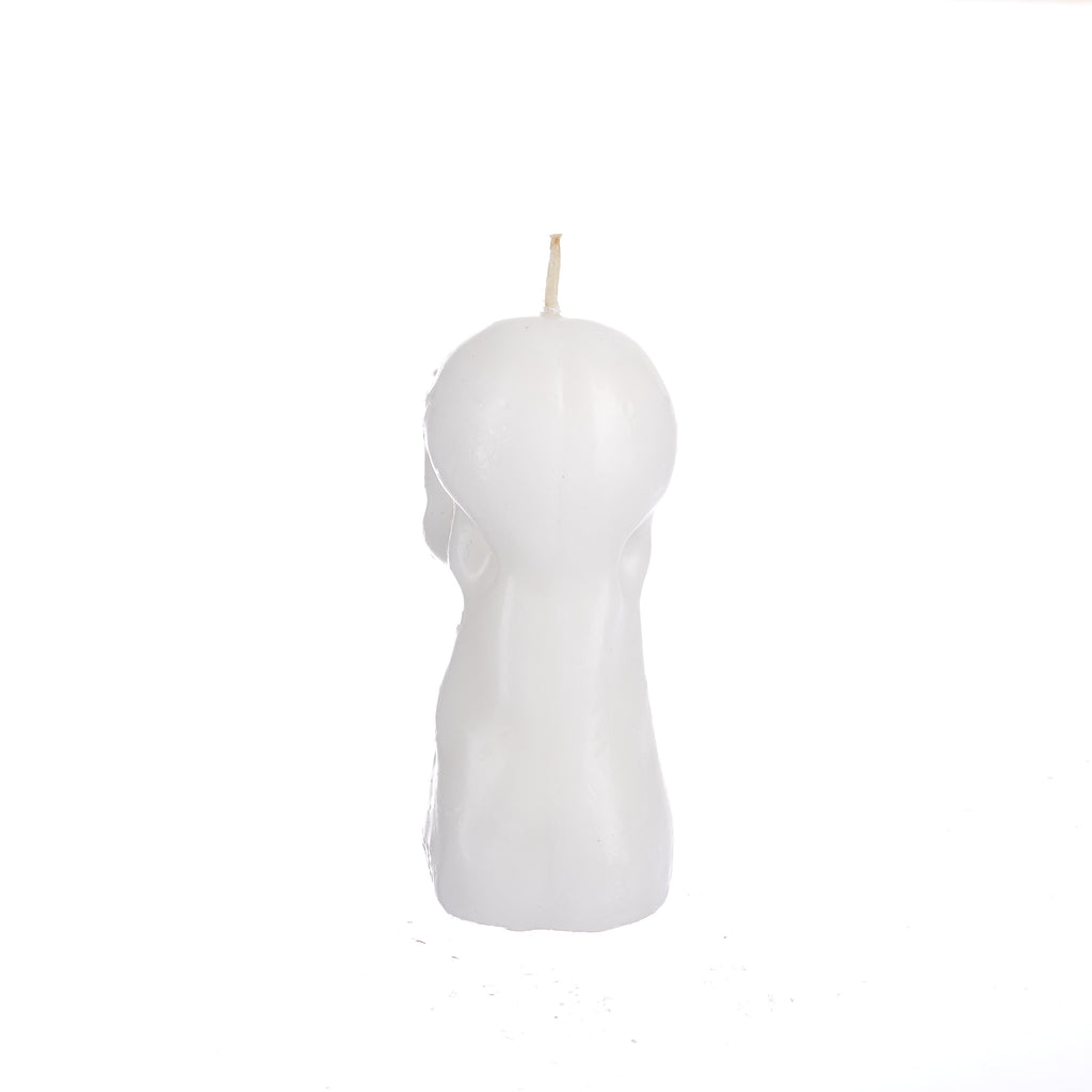 Ritual Figurine Candle // Skull White | Candles