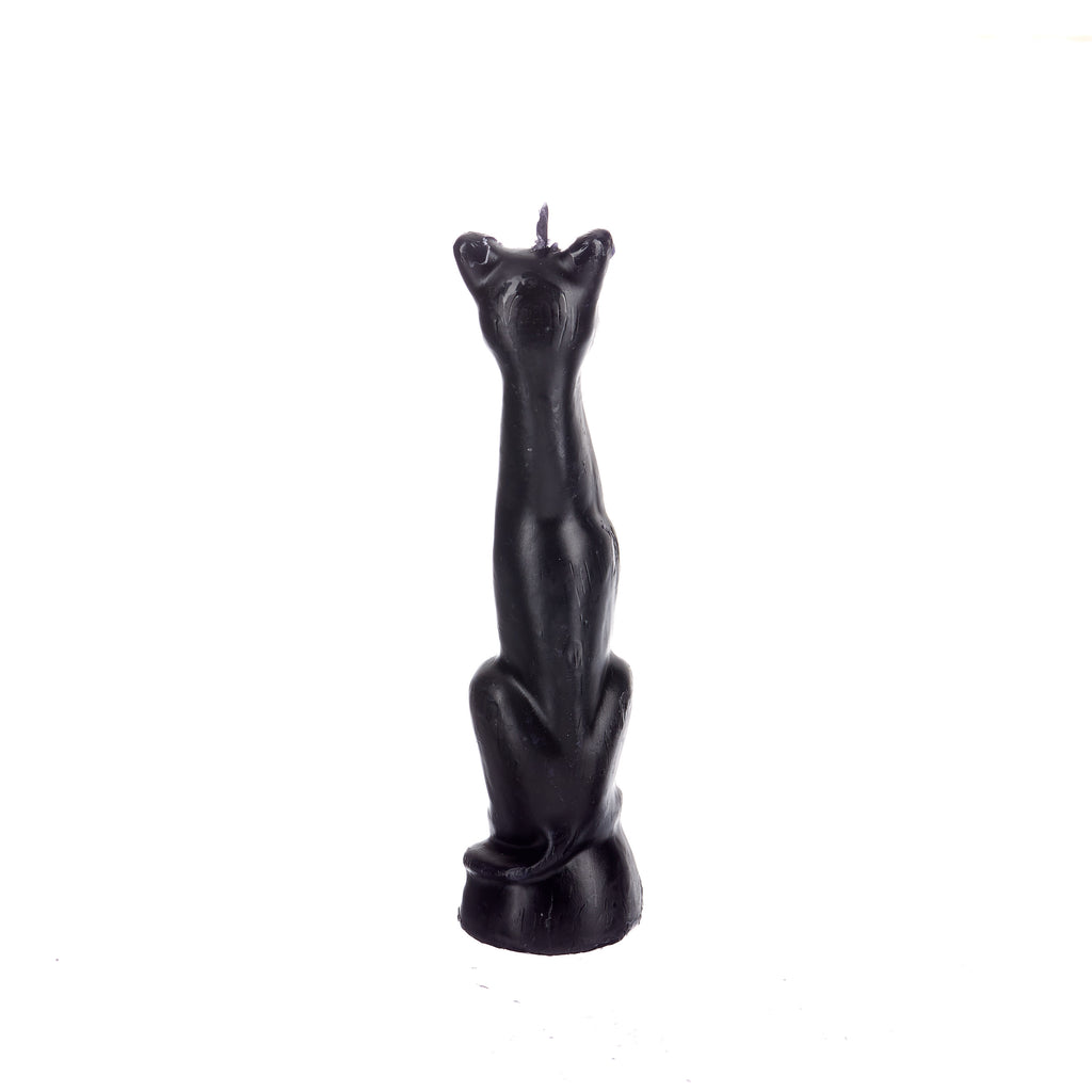 Ritual Figurine Candle // Cat Black | Candles