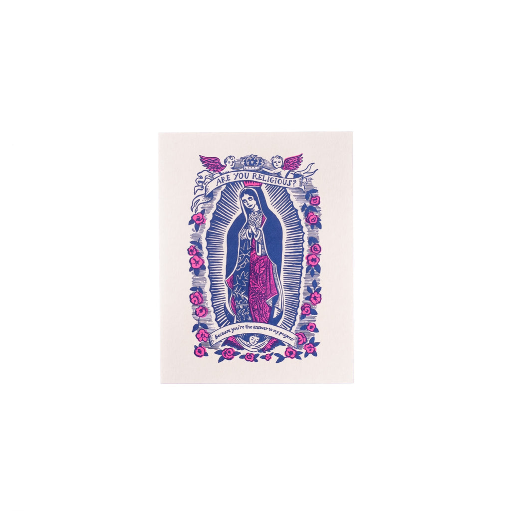 Hello Lucky // Are You Religious Greeting Card | Greeting Cards