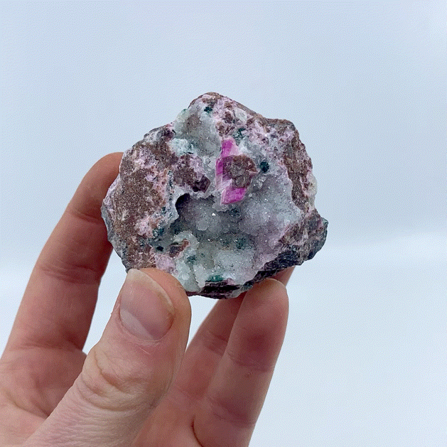 Cobalto Calcite and Chrysocolla #25