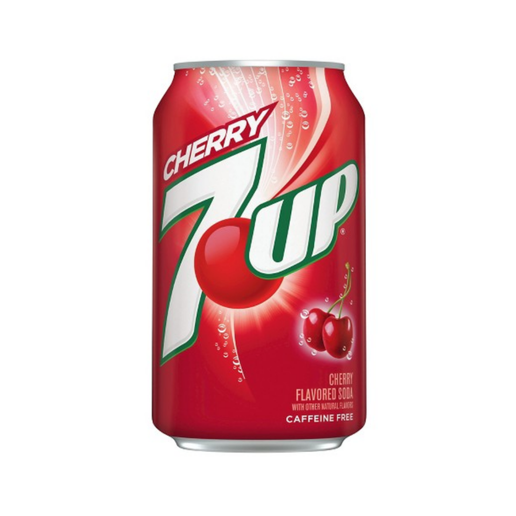 7 Up // Cherry Flavoured Soda Can | Confectionery