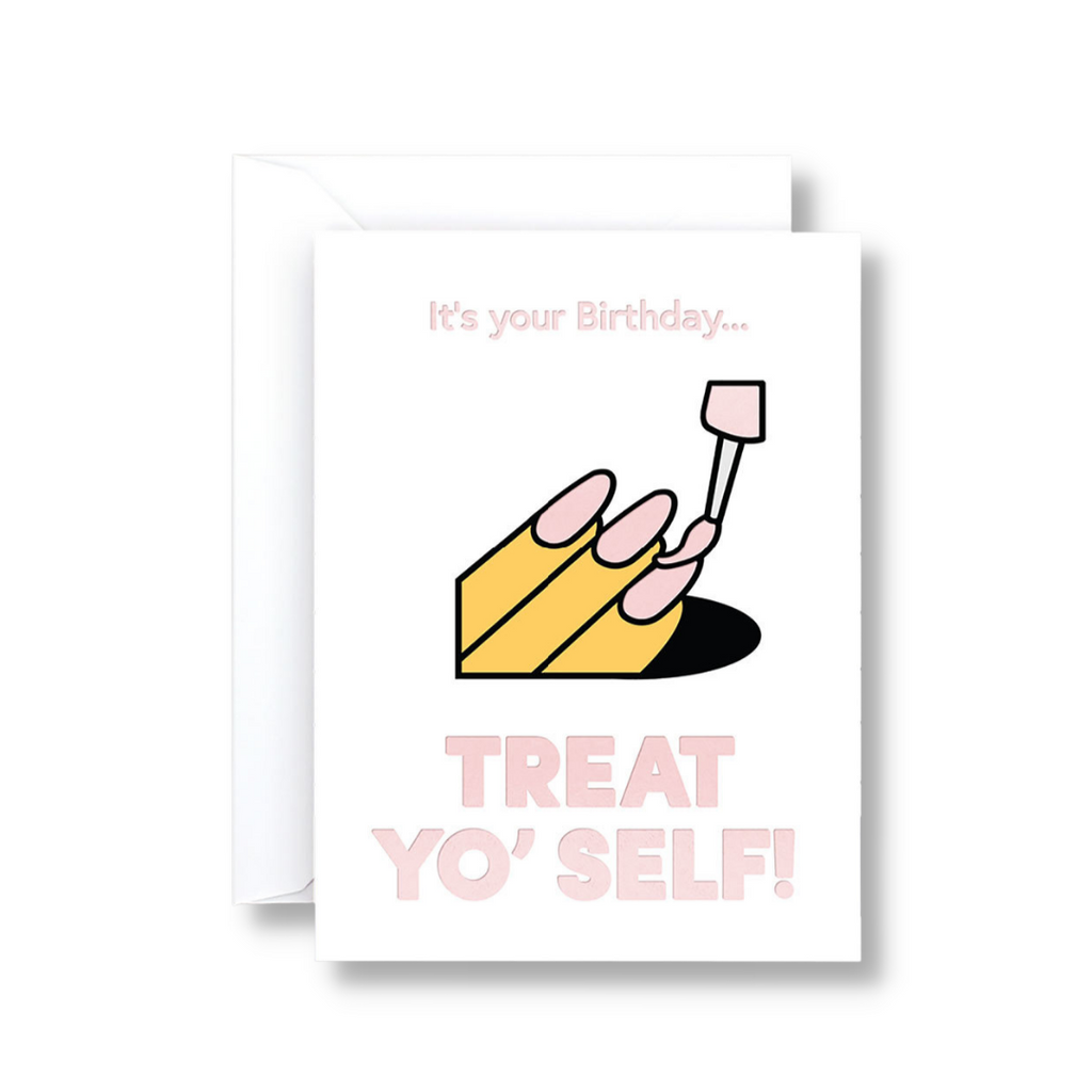 Wrap // Mini Collection - Treat Yo' Self! Greeting Card | Greeting Cards