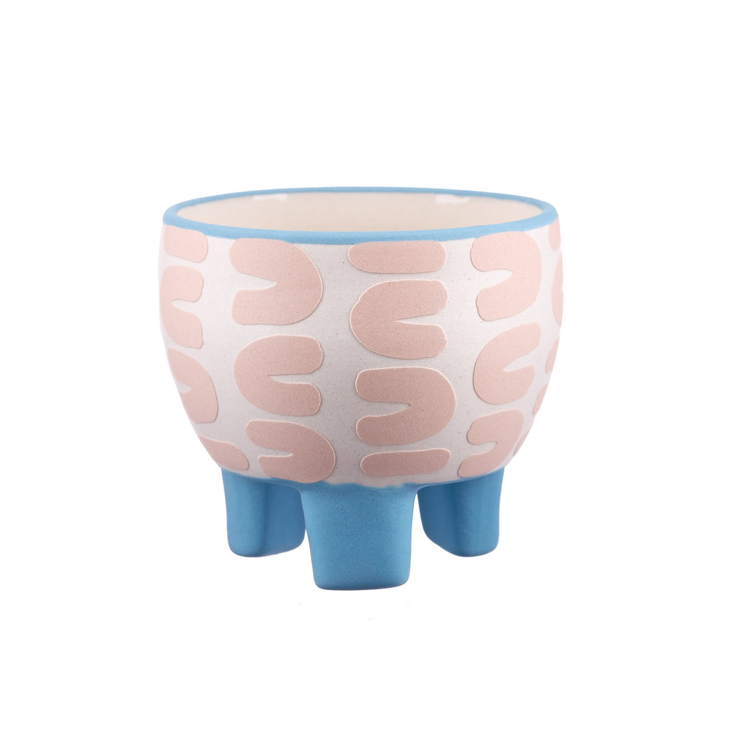 Jones & Co //  Paper Cut Planter - Pink Curve | Jones and Co