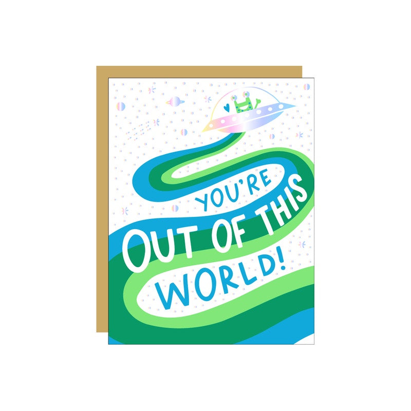 Hello Lucky // Out Of This World Greeting Card | Greeting Cards