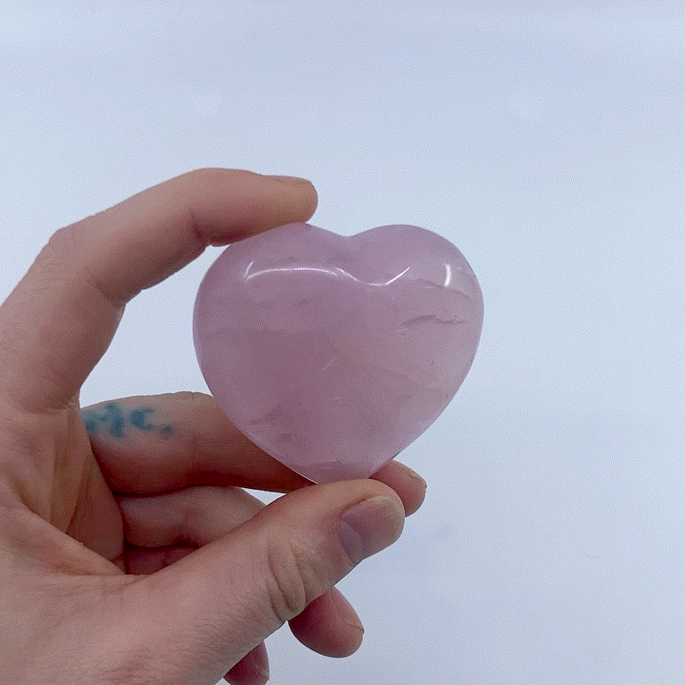 Rose Quartz Heart #4
